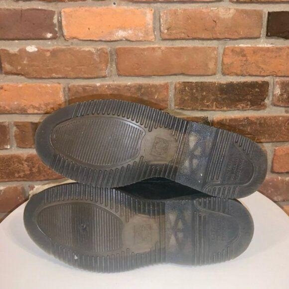 Dr. Martens Black Velvet Combat Boots Size 6 - Picture 5 of 8